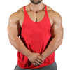 Men's Basic Solid Color Cotton Tank Tops Sleeveless Y-Back Vest Gym Muscle Training Athletic Workout Undershirt Activewear