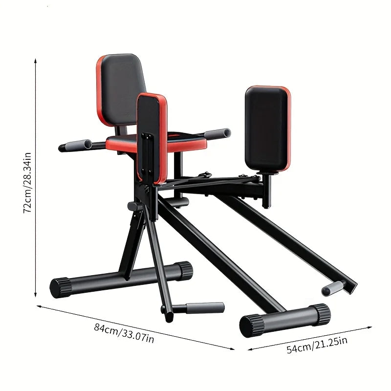 Home hip and thigh exercise equipment, adjustable resistance, leg abduction machine, hip trainer, comes with 2 resistance ropes