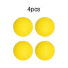 2~10pcs Golf Balls Yellow PU Foam Sponge Elastic Indoor Outdoor Practice Training Durable for Sports Accessories TMZ