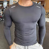 Long Sleeve T-shirt Fitness Basketball Running Tight Men Spandex Bodybuilding Sports Shirt Gym Training Compression Sport Top