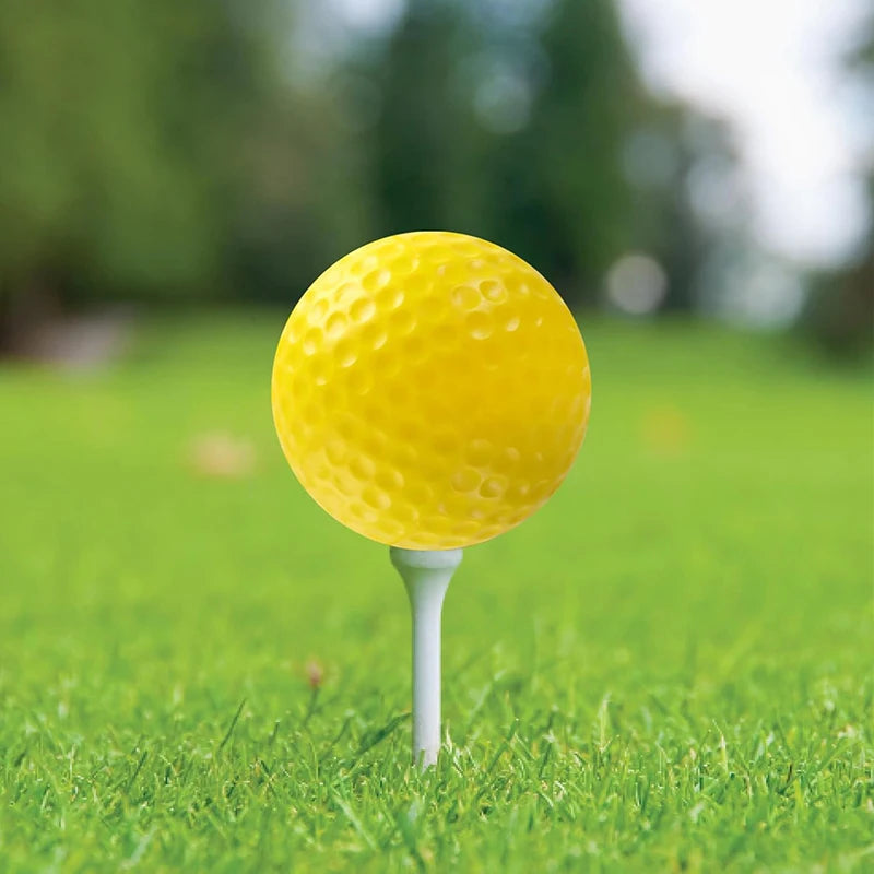 2~10pcs Golf Balls Yellow PU Foam Sponge Elastic Indoor Outdoor Practice Training Durable for Sports Accessories TMZ