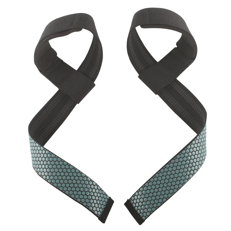 Silica gel Non-Slip Lifting Straps for Weightlifting,Gym Non-slip Powerlifting Straps,Strength Training Belts