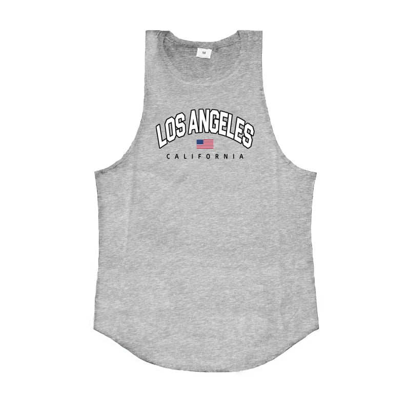 Mens Bodybuilding Tank Tops Casual Sleeveless Fitness Muscle Shirt