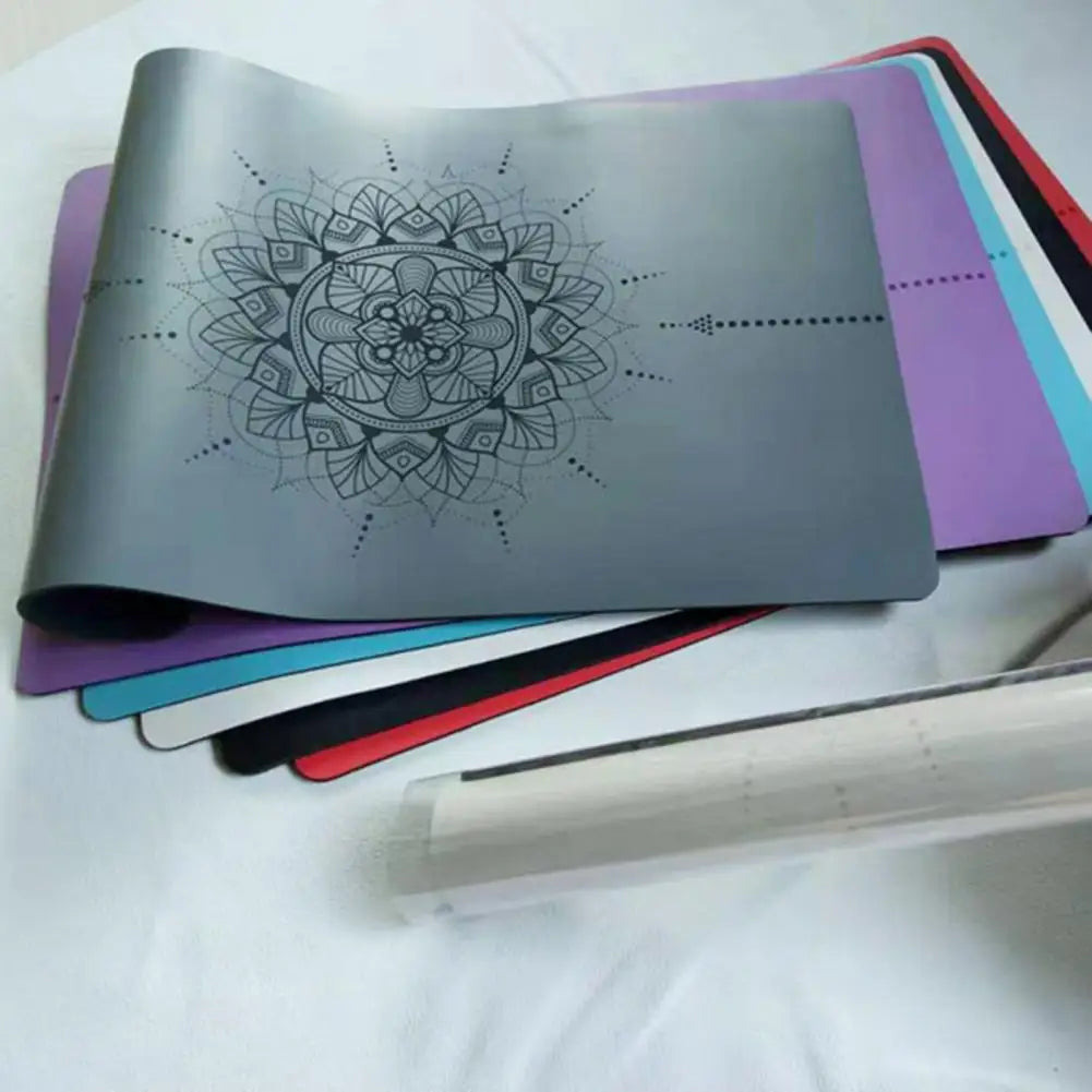 Rubber Yoga Mat Super Soft Thick Portable Mini Auxiliary Pad