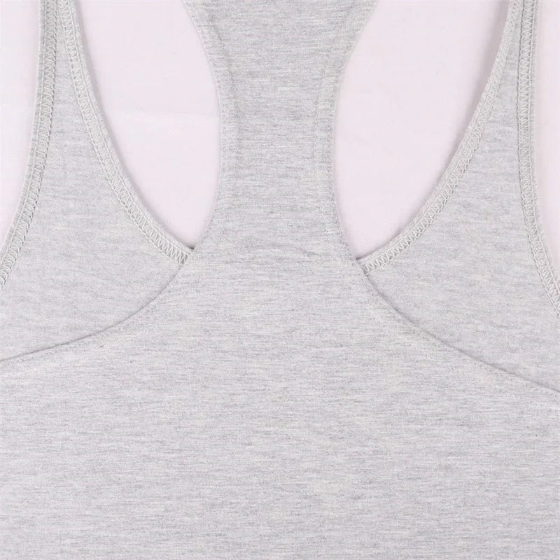 Men's Basic Solid Color Cotton Tank Tops Sleeveless Y-Back Vest Gym Muscle Training Athletic Workout Undershirt Activewear