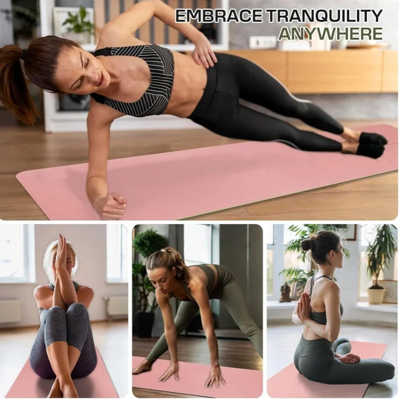 Eco-friendly, 6mm Thick, Pilates, Fitness and Exercise