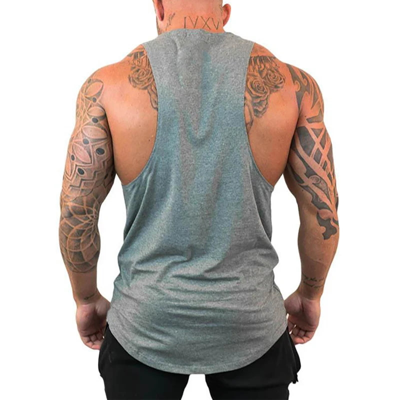 Mens Bodybuilding Tank Tops Casual Sleeveless Fitness Muscle Shirt