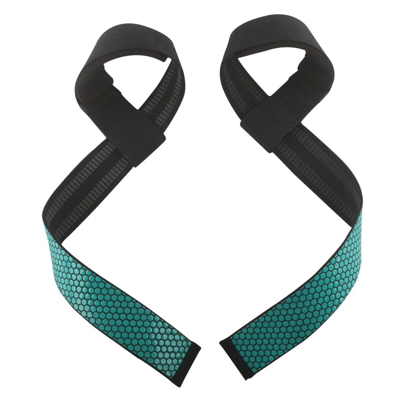 Silica gel Non-Slip Lifting Straps for Weightlifting,Gym Non-slip Powerlifting Straps,Strength Training Belts