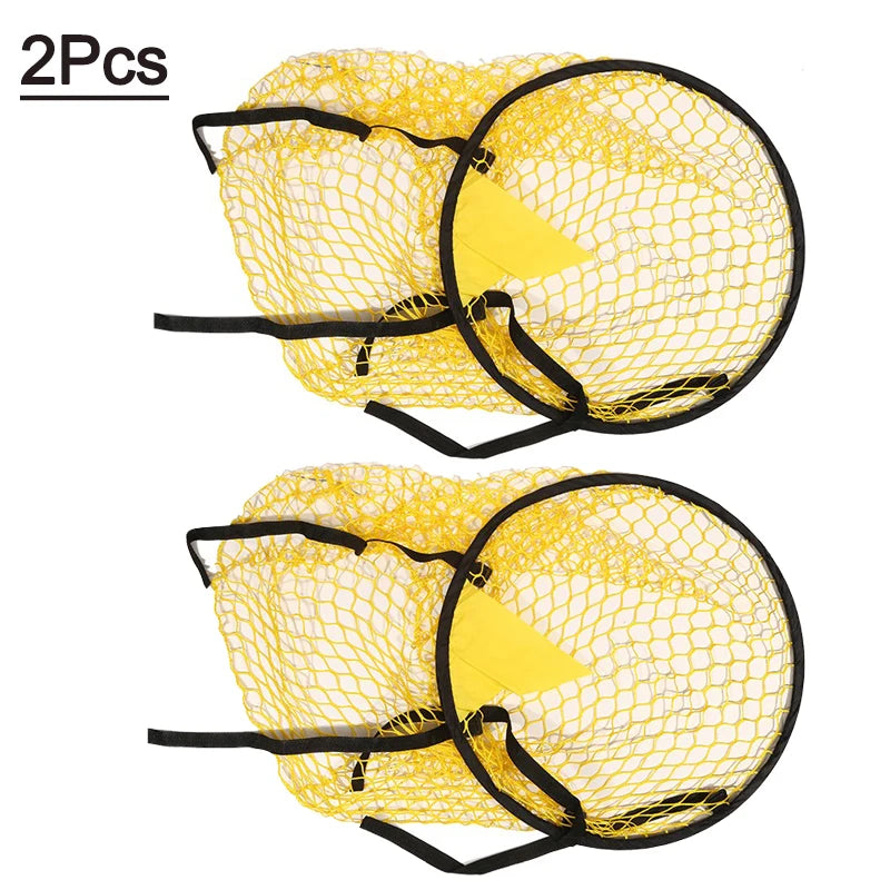 1/2pcs Football Target Net Foldable Football Training Nets Easy To Attach And Detach Soccer Goal For Football Training Practice
