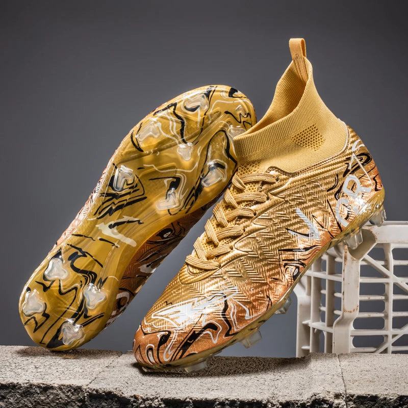 2026 New Low Top Student Football Shoes with Long And Broken Pins for Training And Matches CR7 Professional Youth Sports Shoes