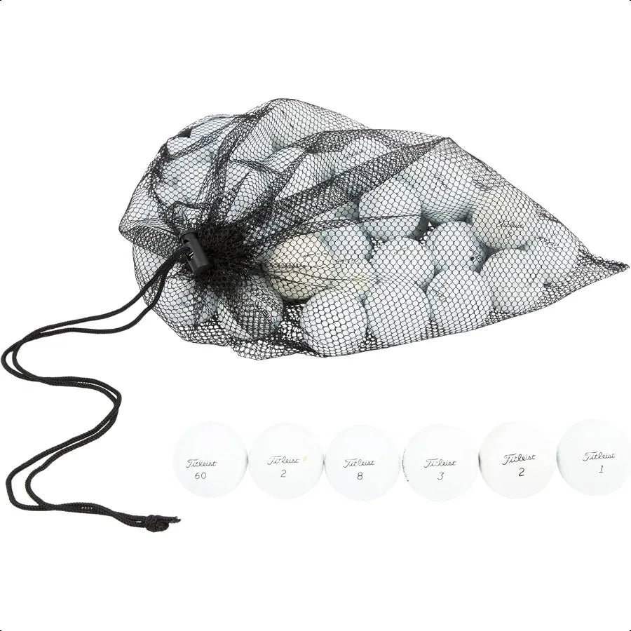 Clean Green Golf Balls Recycled and Used Golf Balls for Titleist Pro V1 Golf Balls Good Low Condition for Titleist Golf Balls I