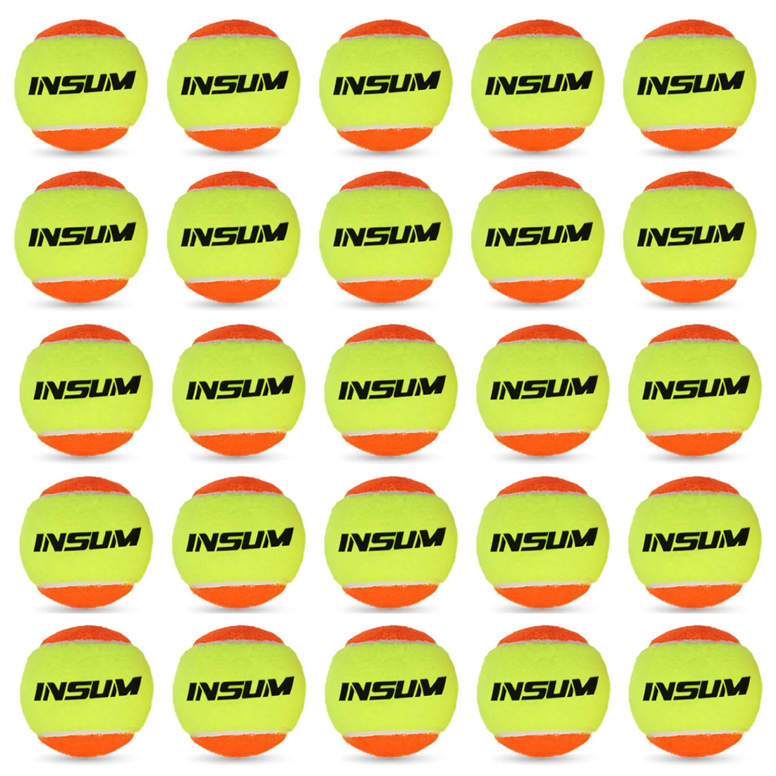 Beach Tennis Ball 2/6/16/25Pcs ITF Approved Stage 2 Sand Court Balls for Beach Tennis50% Low Compression for Beginners PET Dog