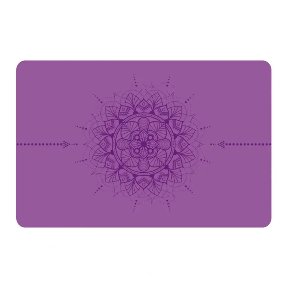 Rubber Yoga Mat Super Soft Thick Portable Mini Auxiliary Pad