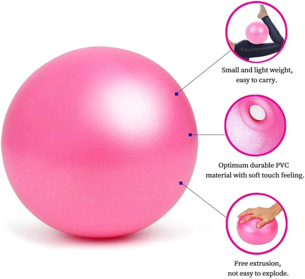 25cm Yoga Ball Exercise Gymnastic Fitness Pilates Ball