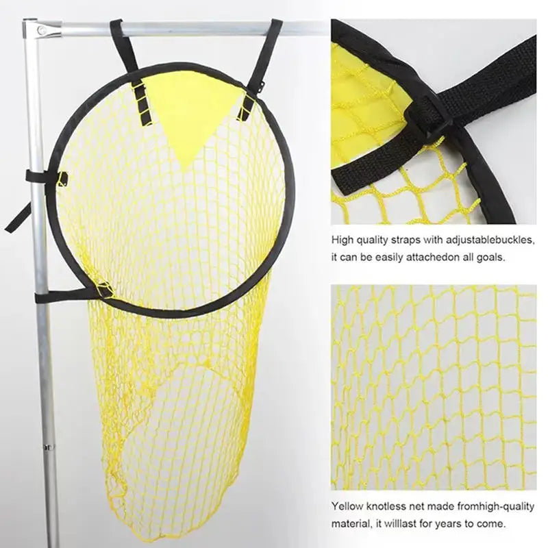 1/2pcs Football Target Net Foldable Football Training Nets Easy To Attach And Detach Soccer Goal For Football Training Practice