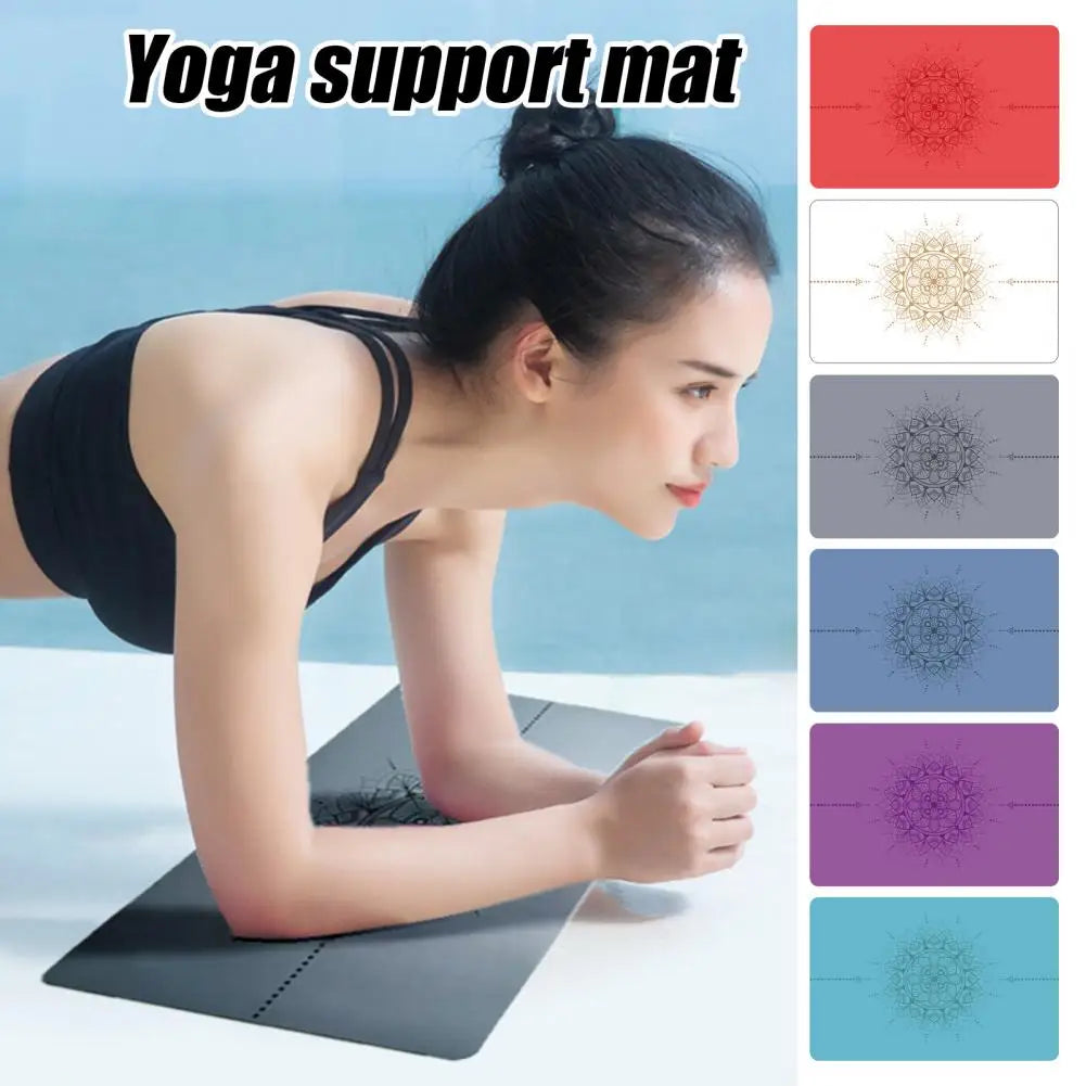 Rubber Yoga Mat Super Soft Thick Portable Mini Auxiliary Pad