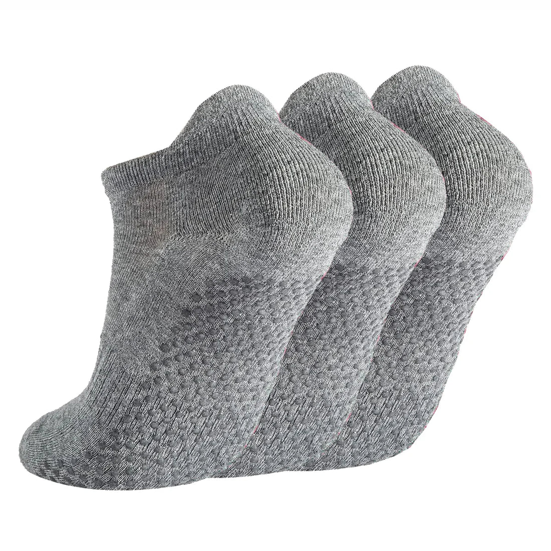 3 Pairs Women Breathable Yoga Socks Silicone Non-Slip Pilates Socks for Women