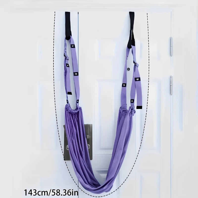 Adjustable Aerial Yoga Strap Pull Rope Women Hammock Stretch Leg Splits Trainer