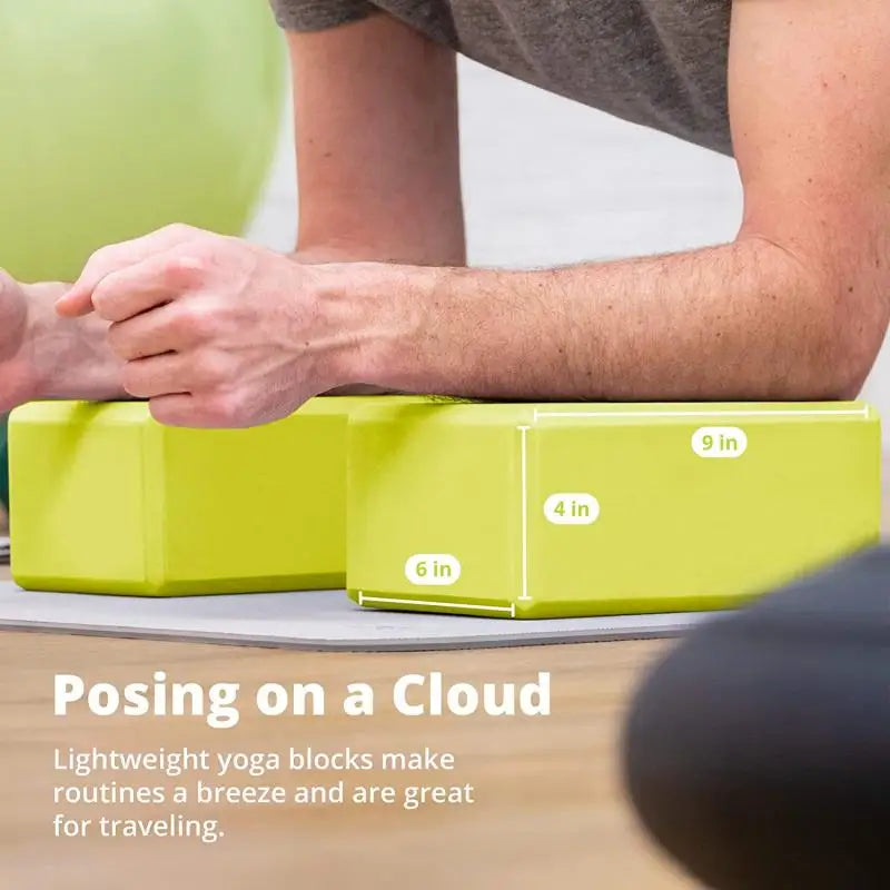 Gym Blocks Foam Brick Training Exercise Fitness Equipment