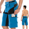 Gym Shorts Man Mountain Bike Shorts Stretch MTB Shorts Quick Dry with Zipper
