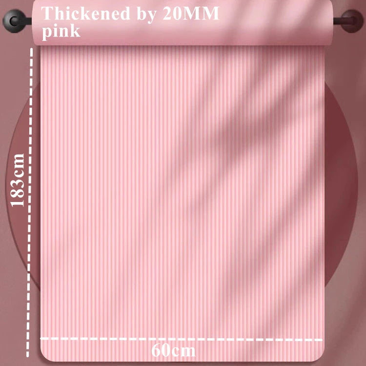 Thick Yoga Mats Anti-slip Sport Fitness Mat Blanket for Exercise Yoga and Pilates