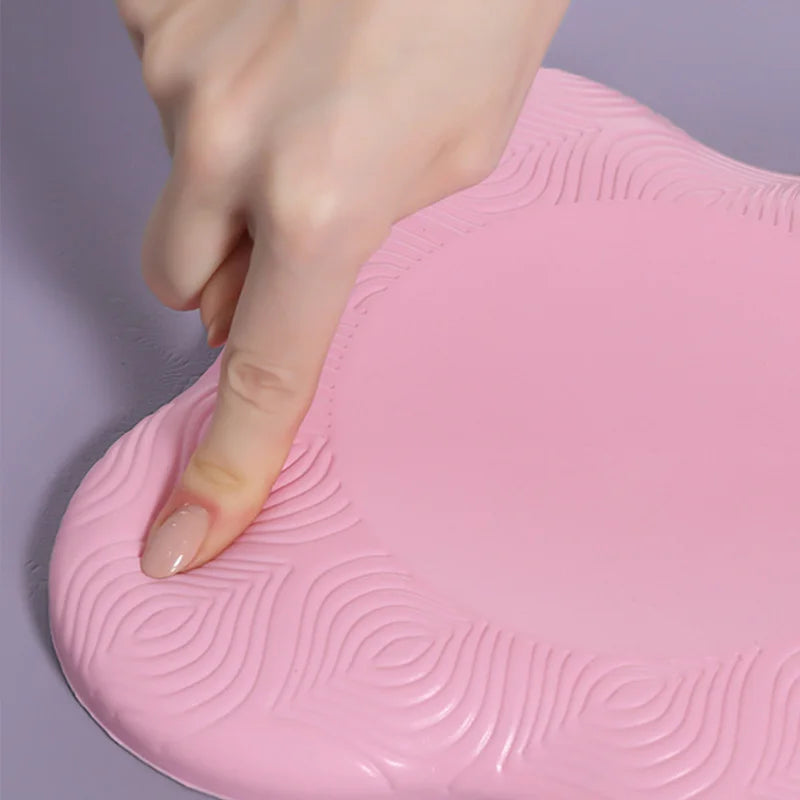 2PCS TPE Thickened Anti Slip Yoga Kneeling Pad Knee Pad Soft Flat Support Pad Slow Rebound Non-slip Pad Sports Fitness Mat