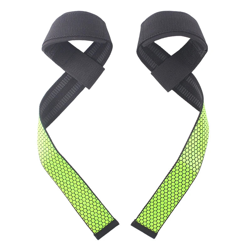 Silica gel Non-Slip Lifting Straps for Weightlifting,Gym Non-slip Powerlifting Straps,Strength Training Belts