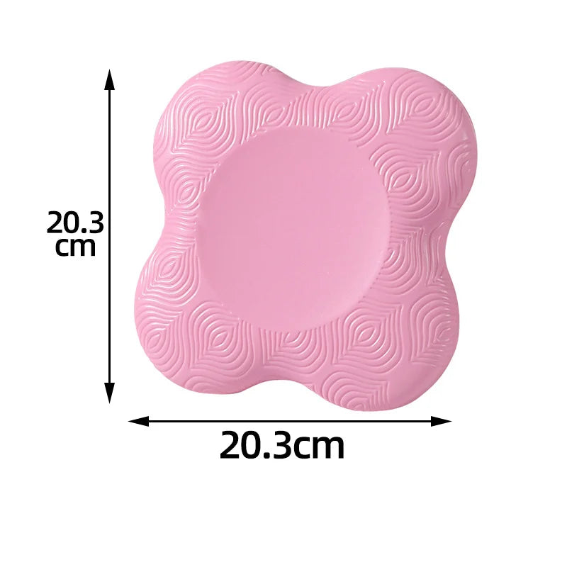 2PCS TPE Thickened Anti Slip Yoga Kneeling Pad Knee Pad Soft Flat Support Pad Slow Rebound Non-slip Pad Sports Fitness Mat