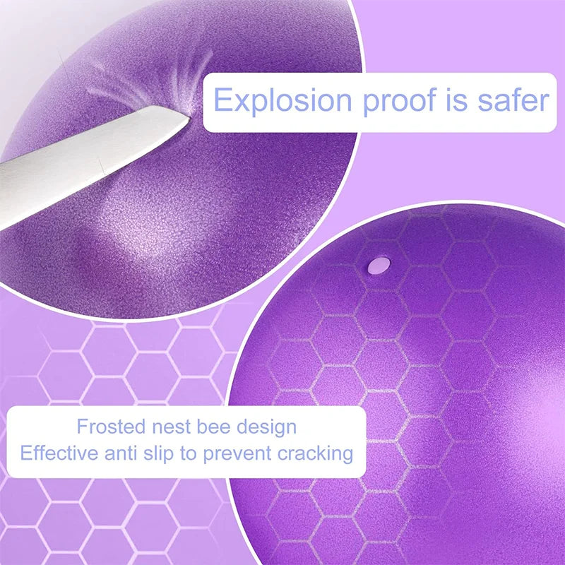 25cm Yoga Ball Exercise Gymnastic Fitness Pilates Ball