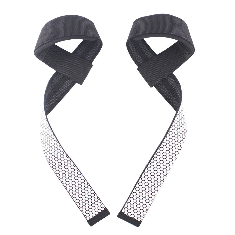 Silica gel Non-Slip Lifting Straps for Weightlifting,Gym Non-slip Powerlifting Straps,Strength Training Belts