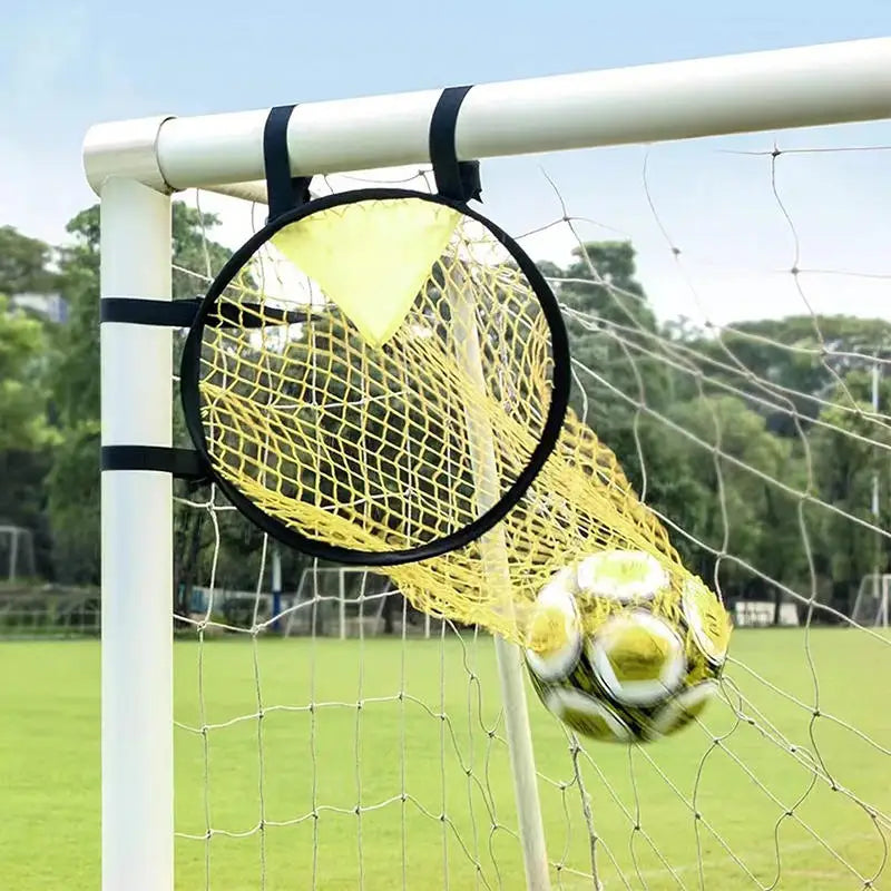 1/2pcs Football Target Net Foldable Football Training Nets Easy To Attach And Detach Soccer Goal For Football Training Practice