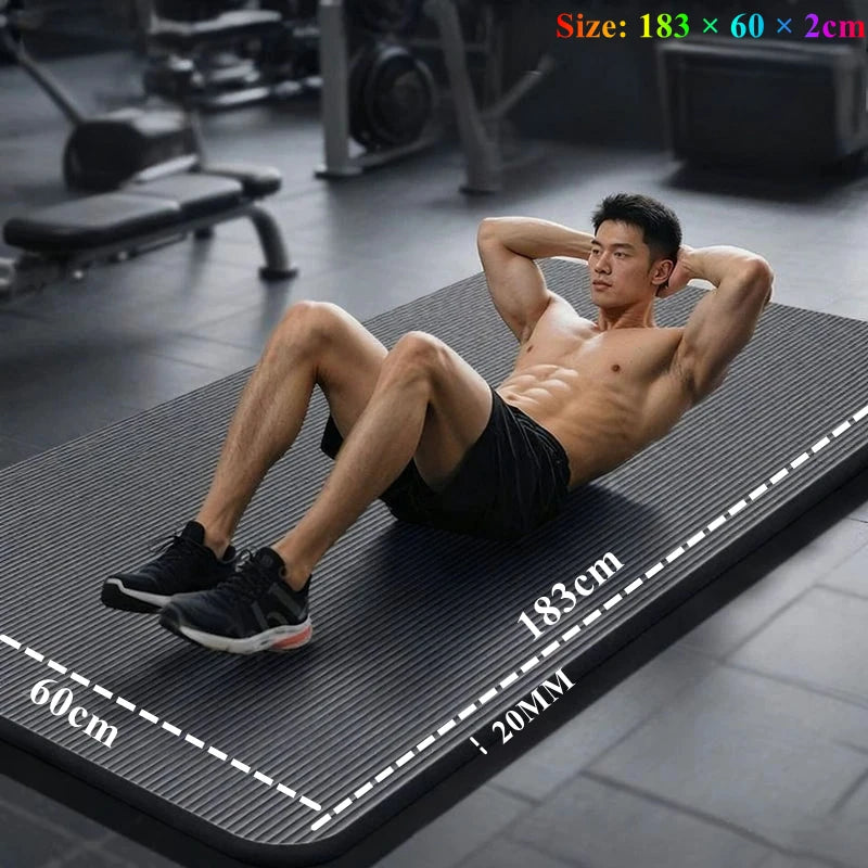 Thick Yoga Mats Anti-slip Sport Fitness Mat Blanket for Exercise Yoga and Pilates