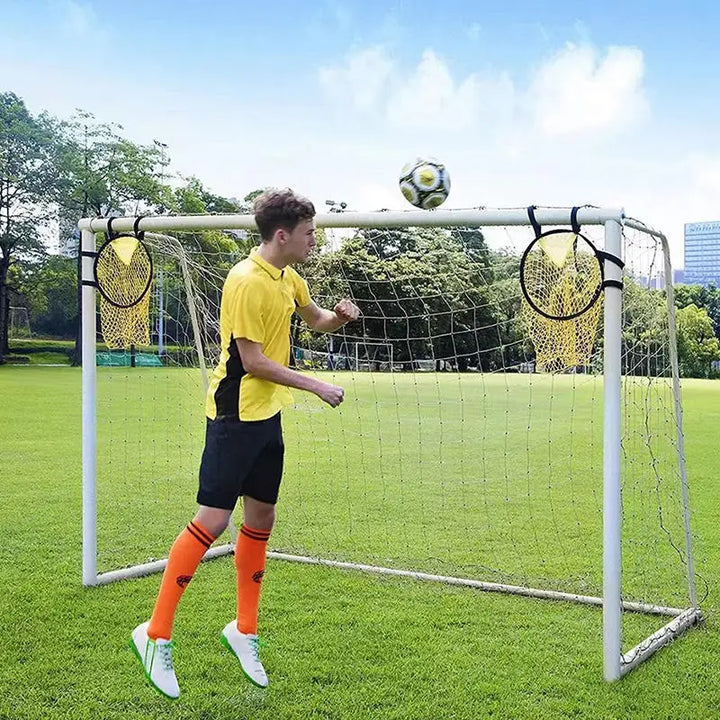 1/2pcs Football Target Net Foldable Football Training Nets Easy To Attach And Detach Soccer Goal For Football Training Practice