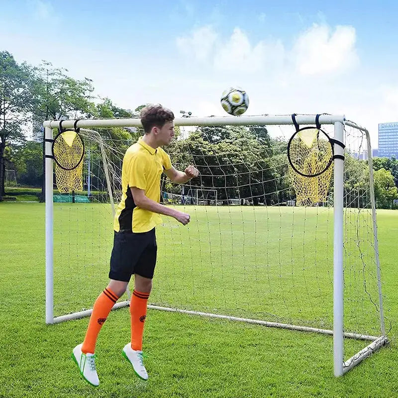 1/2pcs Football Target Net Foldable Football Training Nets Easy To Attach And Detach Soccer Goal For Football Training Practice