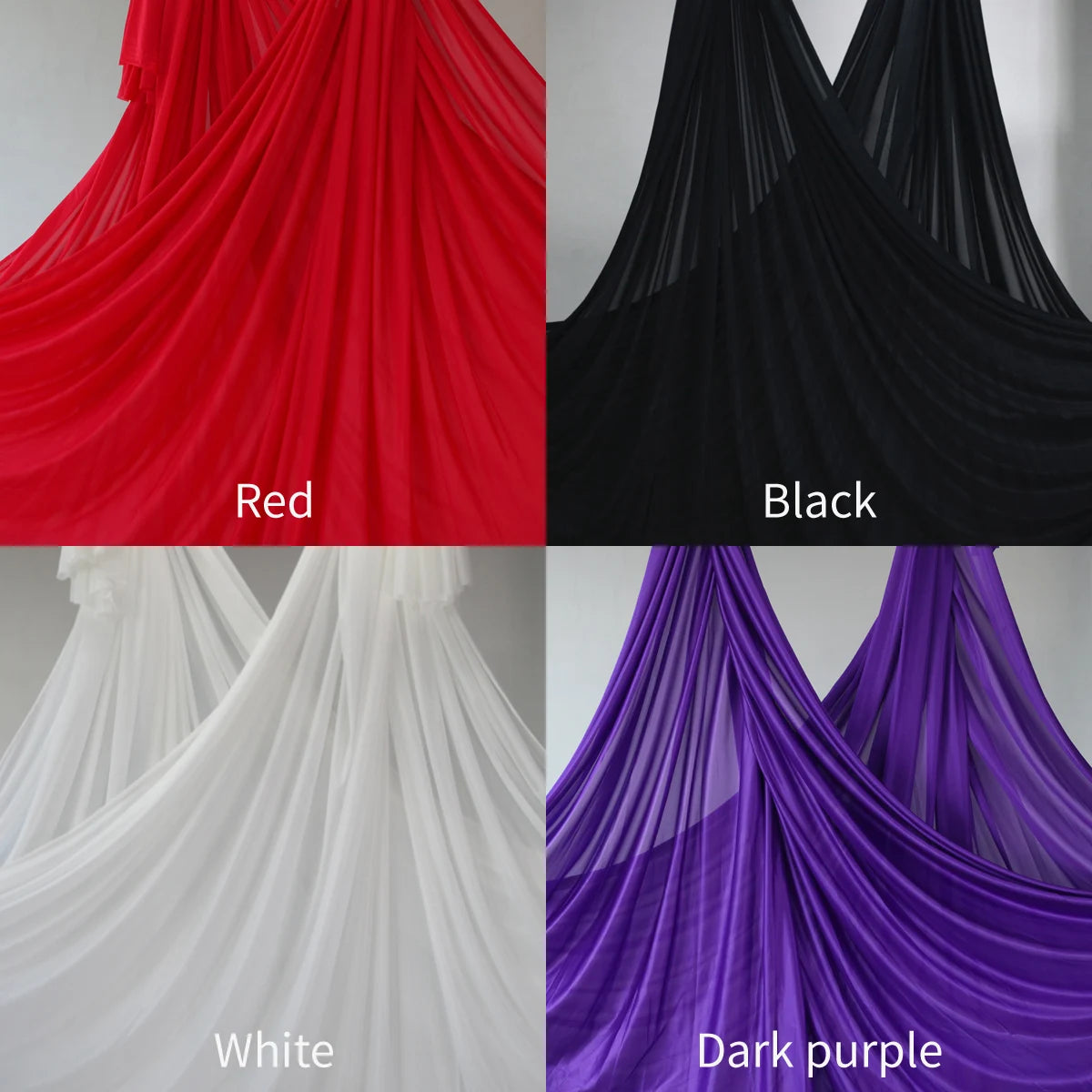 19.7 yards 18m Aerial Silks Fabric for GYM Outdoor Yoga Hammock Aerial Silk Swing Fitness Home Anti-Gravity Body Building Belt