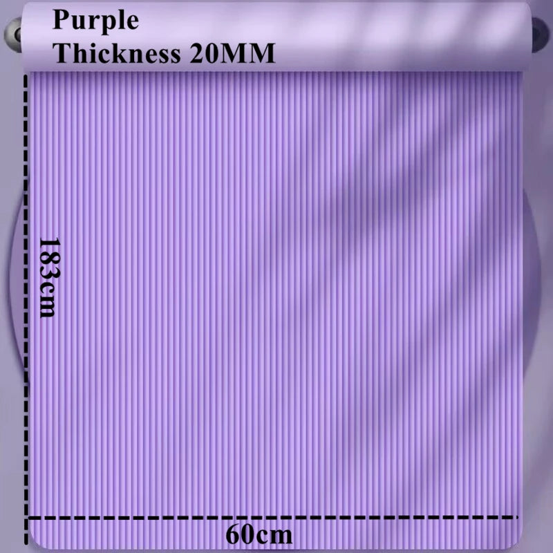 Thick Yoga Mats Anti-slip Sport Fitness Mat Blanket for Exercise Yoga and Pilates
