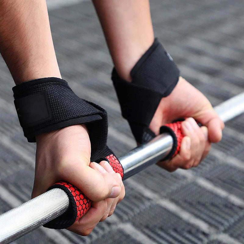 Silica gel Non-Slip Lifting Straps for Weightlifting,Gym Non-slip Powerlifting Straps,Strength Training Belts