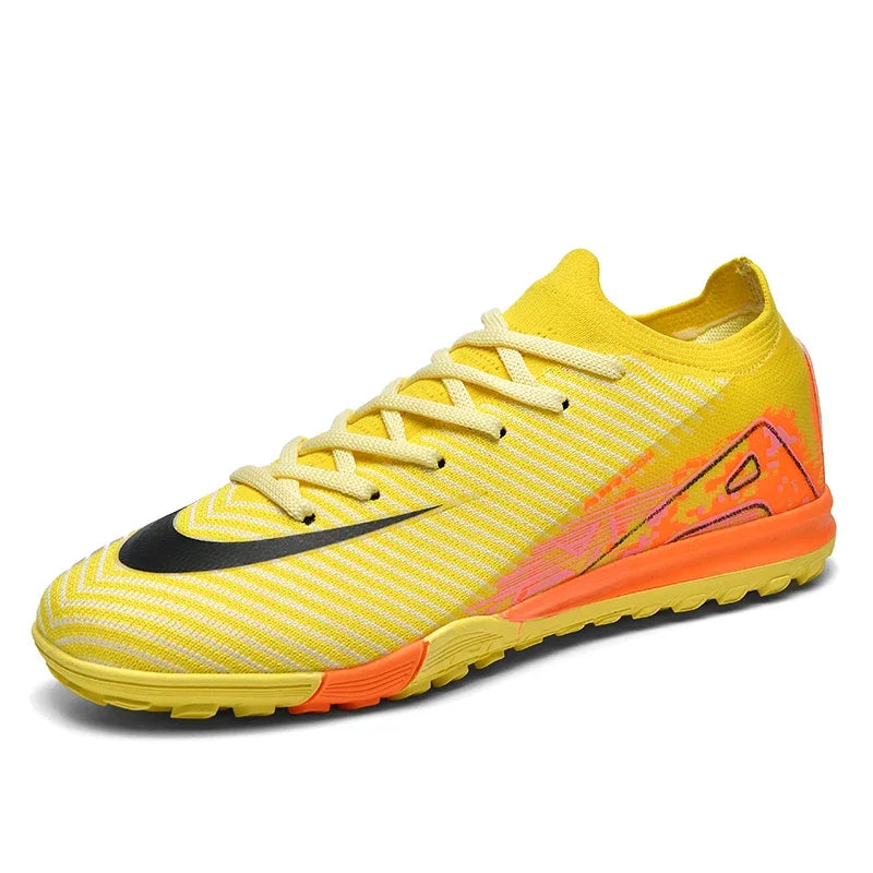 High Quality Mens Soccer Shoes Society Non-Slip Turf Soccer Cleats for Kids TF/FG Training Football Field Boots Chuteira Campo