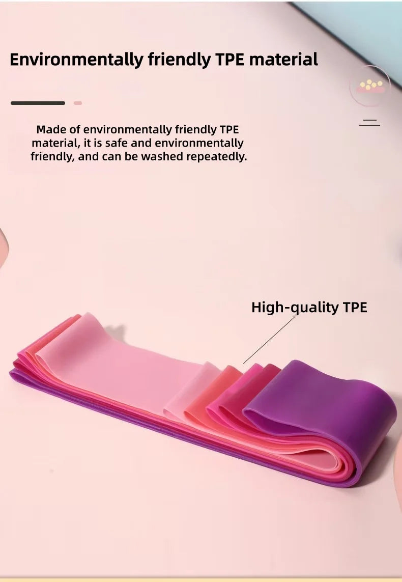 Multifunctional Yoga Resistance Band Fitness Pulling Circle Elastic Band