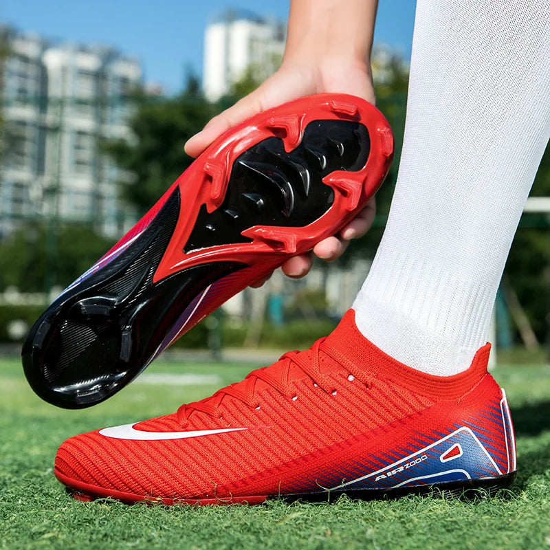 High Quality Mens Soccer Shoes Society Non-Slip Turf Soccer Cleats for Kids TF/FG Training Football Field Boots Chuteira Campo