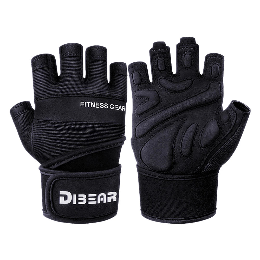 Bodybuilding Gym Gloves Weightlifting Dumbbell Kettlebell Pull Ups  Workout Fitness Gloves For Man Women Crossfit Training