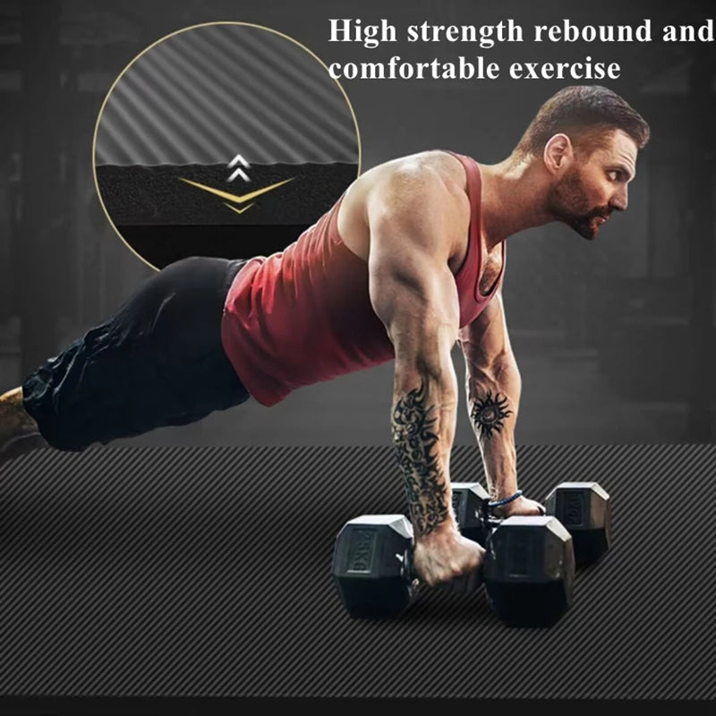 Thick Yoga Mats Anti-slip Sport Fitness Mat Blanket for Exercise Yoga and Pilates