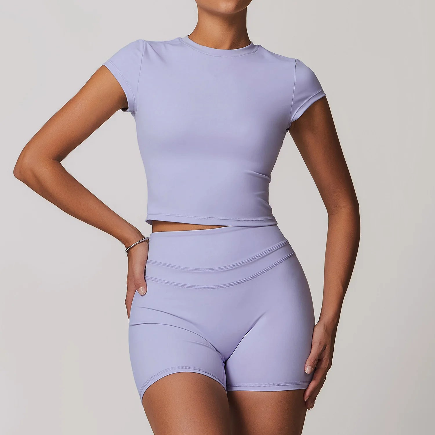 2PCS Yoga Set Women Sportswear Workout Clothes Athletic Wear