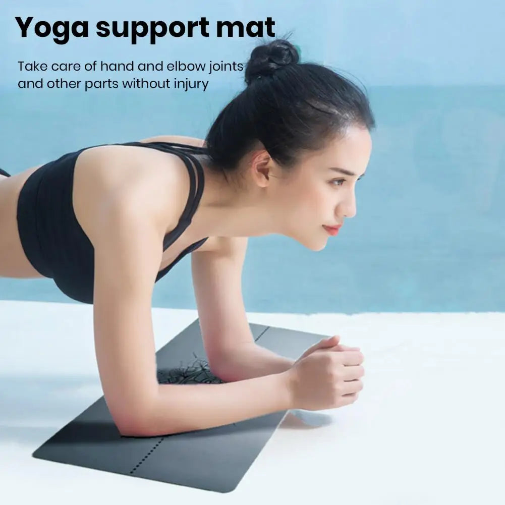 Rubber Yoga Mat Super Soft Thick Portable Mini Auxiliary Pad