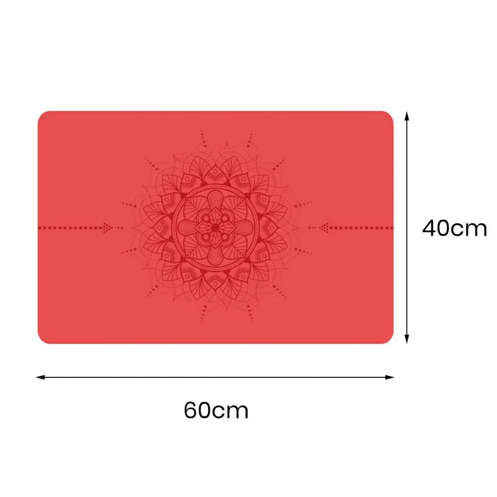 Rubber Yoga Mat Super Soft Thick Portable Mini Auxiliary Pad