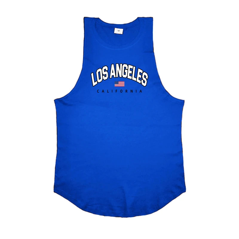 Mens Bodybuilding Tank Tops Casual Sleeveless Fitness Muscle Shirt