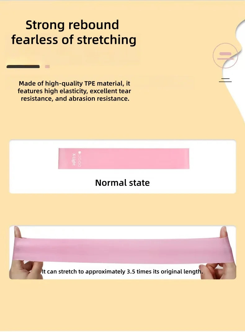 Multifunctional Yoga Resistance Band Fitness Pulling Circle Elastic Band