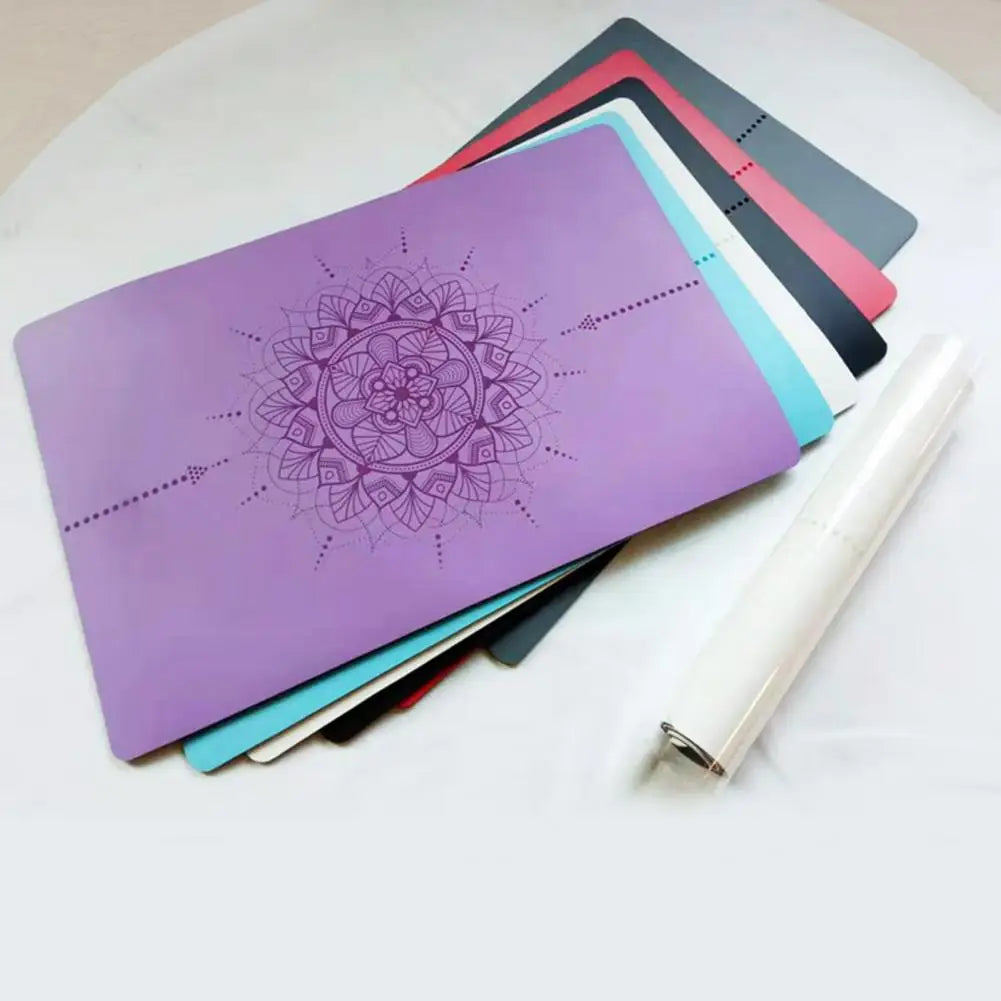 Rubber Yoga Mat Super Soft Thick Portable Mini Auxiliary Pad