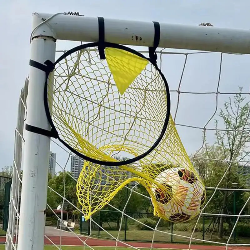 1/2pcs Football Target Net Foldable Football Training Nets Easy To Attach And Detach Soccer Goal For Football Training Practice