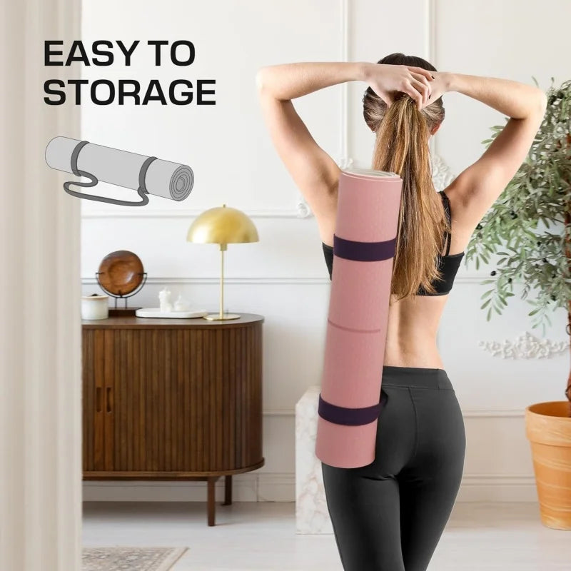 Eco-friendly, 6mm Thick, Pilates, Fitness and Exercise